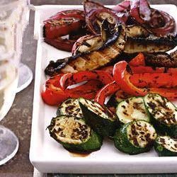 Canadian Vegetables to the Embers with Frosting Balsamic Appetizer