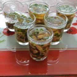 American Verrine Recipes of Chicken in Jelly Dinner