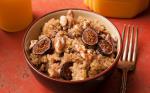 American Healthy Quinoa Breakfast Porridge with Figs Recipe Dessert
