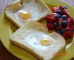 American Eggs with Hats on Top Appetizer