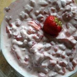 British Strawberry Pots strawberry Quark Dessert