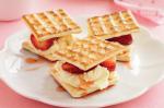 American Strawberry and Mascarpone Wafers Recipe Breakfast