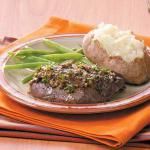 American Saucy Tenderloin Skillet Steaks Appetizer