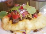 Indian California Style Indian Fry Bread Tacos Appetizer