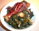 American Southernstyle Crock Pot Greens Dinner