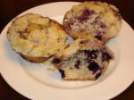 American Delicious Blueberry Muffins With Crumb Topping Dessert