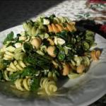 Canadian Cavatappi and Garbanzo Beans with Spinach and Feta Dinner