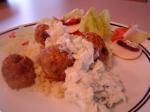 American Lamb Meatballs With Cucumber Mint Yogurt and Couscous Appetizer