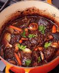 French Beef Stew in Red Wine Sauce Appetizer