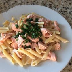 American Flavored Penne Fresh Salmon Dinner