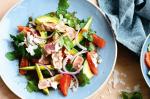 American Chargrilled Tuna With Avocado And Coconut Salad Recipe Dinner