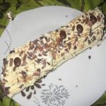 American Log in White Chocolate and Straciatella Dessert