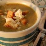 American Cold Soup of Courgette with Leek Dessert