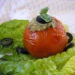 Mexican Tomatoes Stuffed Tuna Appetizer