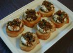 American Marinated Goat Cheese Rounds With Crostini Appetizer