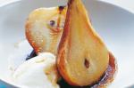 American Cinnamon Baked Pears Recipe Dessert