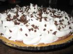 American Chocolate Sour Cream Pie 1 Dessert