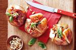 Canadian Jacket Potatoes With Basil And Tomato Sauce Recipe Appetizer
