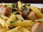 American Penne With Grilled Tuna and Crisp Fried Capers Dinner