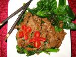Chinese Gai Lan chinese Broccoli and Beef Appetizer