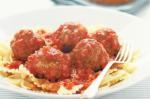 American Spicy Meatballs With Pasta Recipe Appetizer