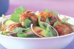 Thai Thai Fish Balls With Asian Salad Recipe Dessert