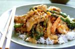 Thai Thai Red Curry Chicken and Vegetable Stirfry Recipe Appetizer