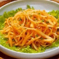 Korean Doraji Muchim - Bellflower Root Salad Appetizer