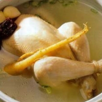 Korean Ginseng Chicken Soup Soup