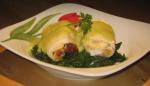 American Stuffed Fish Rolls With Asparagus Hollandaise Sauce Dinner