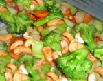 American Stir Fry Vegetables With Cashews Appetizer
