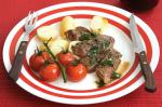 American Steak With Quick Salsa Verde Recipe Appetizer