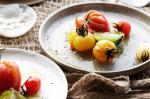 American Drunken Heirloom Tomatoes With Herb Salt Recipe Appetizer