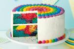 American Bubblegum Rainbow Cake Recipe Dessert