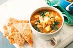 American Chicken And Barley Soup With Cheesy Flatbreads Recipe Appetizer