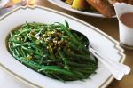 American Sauteed Green Beans With Pistachios Recipe Appetizer