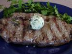 American Herbed Butter Rib Eye Steaks Dinner
