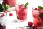 Raspberry Prosecco and Mint Cocktail Recipe recipe
