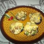 American Stuffed Mushrooms with Egg Appetizer