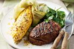 American Cajun Barbecued Steaks With Chilli Lime Corn Recipe Dinner