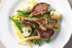 American Lemon Lamb Cutlets With Spring Vegetables Recipe Appetizer