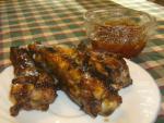 American Grilled Spicy Apricot Chicken Wings Appetizer