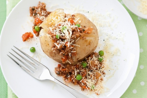 American Bolognese Jacket Potatoes Recipe Appetizer