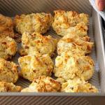 British Zucchini and Cheese Drop Biscuits Appetizer