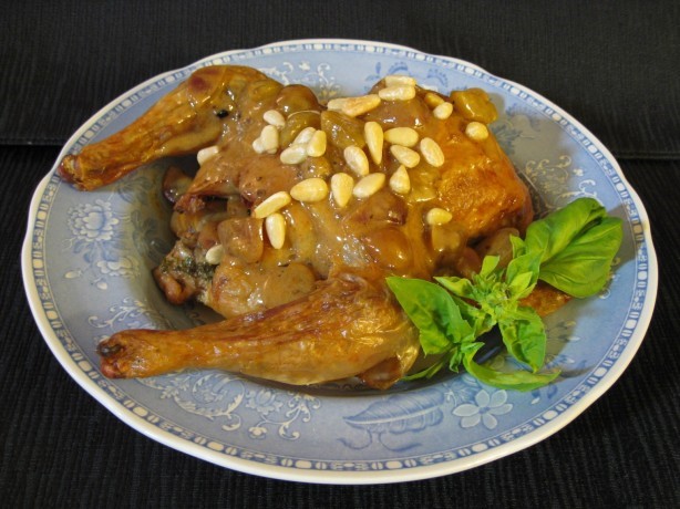 American Cornish Game Hens With Grapes in Vermouth Breakfast