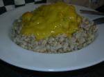 American Chicken With Curry and Lemon Sauce Dinner