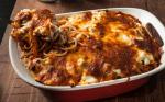 Italian Baked Spaghetti With Sausage Peppers and Onions Recipe Appetizer