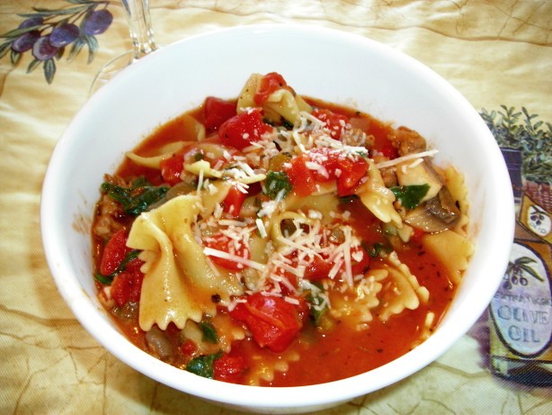 Italian Donna Lasagna Soup Dinner