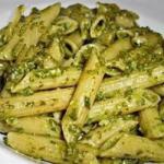 Penne With Garlic Pesto Recipe recipe
