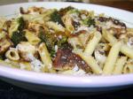 American Any Night of the Week Chicken Pasta and Broccoli Dinner